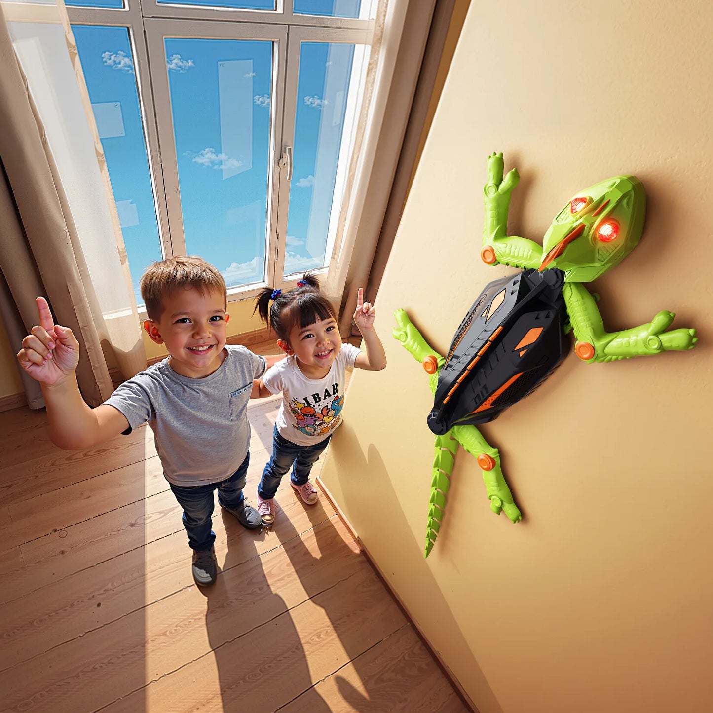Wall-Climbing Magic Gecko™ – The Remote Control Toy That Defies Gravity!